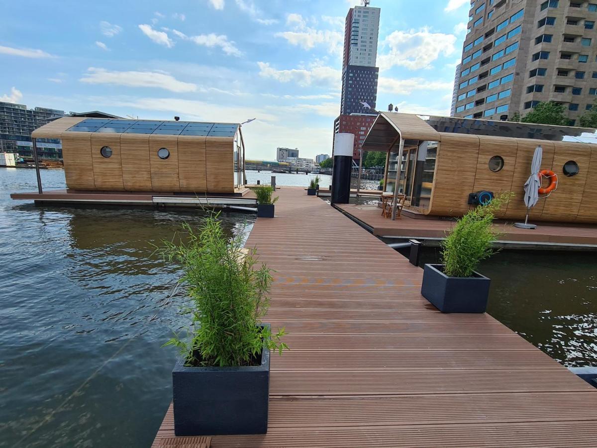 Wikkelboats At Floating Rotterdam Rijnhaven别墅 外观 照片