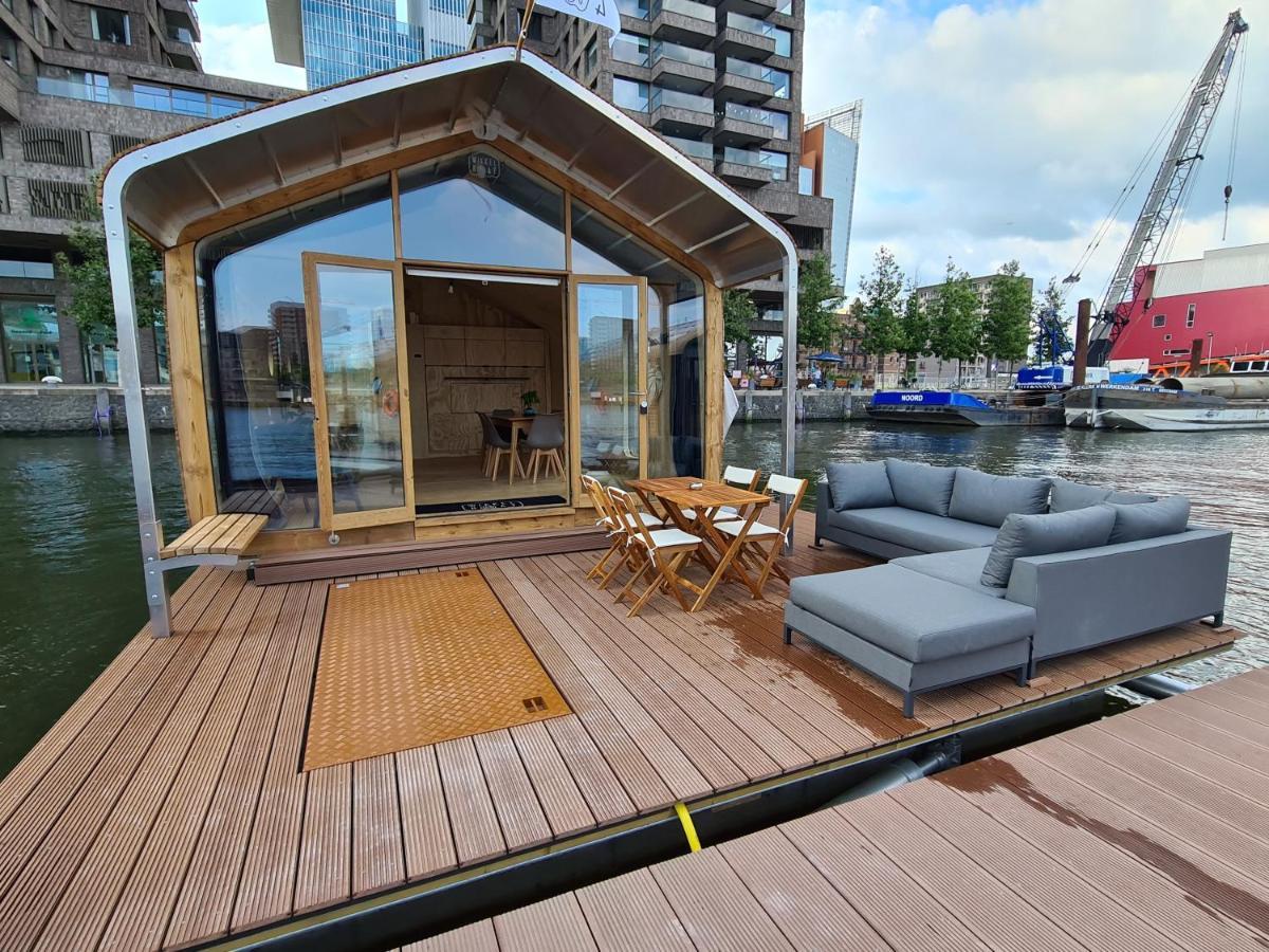 Wikkelboats At Floating Rotterdam Rijnhaven别墅 外观 照片