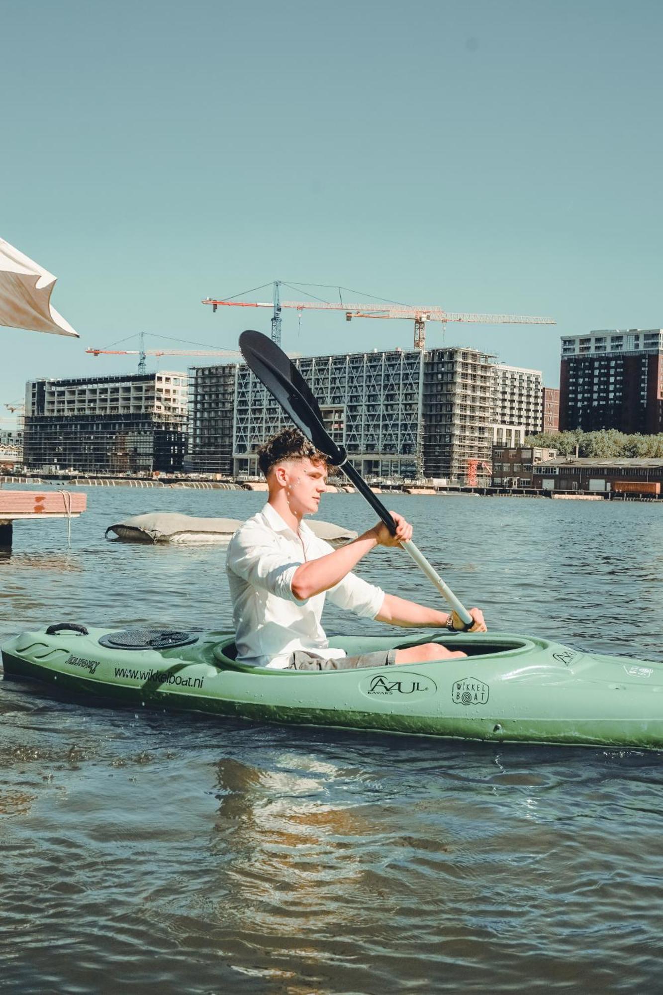 Wikkelboats At Floating Rotterdam Rijnhaven别墅 外观 照片