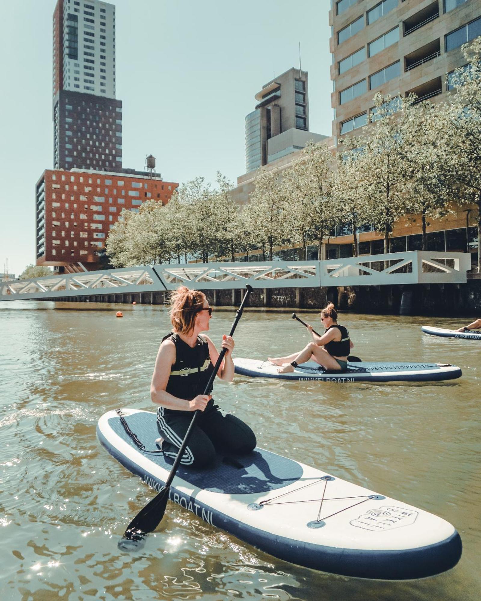 Wikkelboats At Floating Rotterdam Rijnhaven别墅 外观 照片